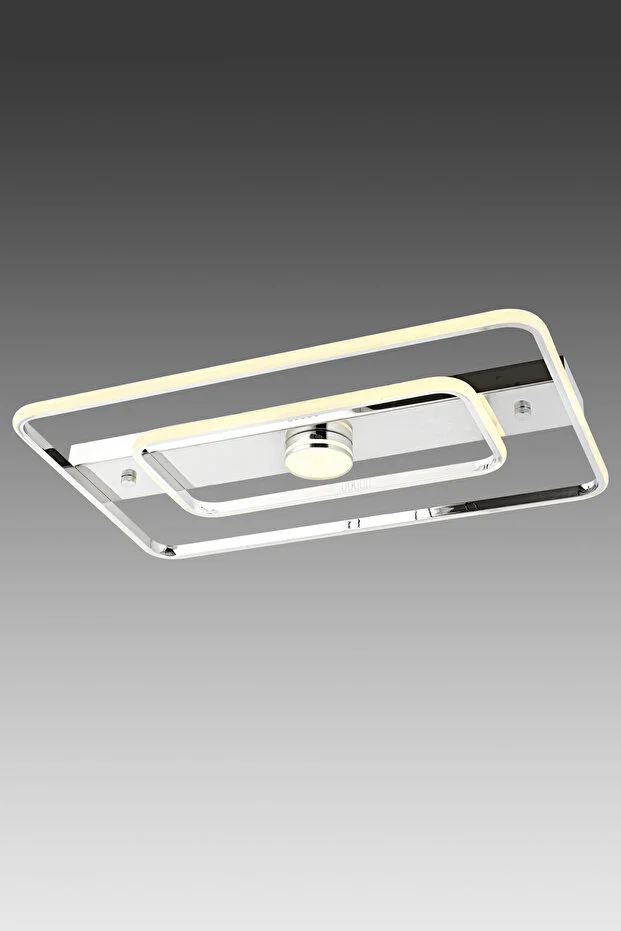 MİNA 60 LIK LED AVİZE 3 RENK IŞIK MOD MODERN DEKORATİF AYDINLATMA